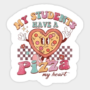 My Students Have A Pizza-My-Heart Valentines Day Teacher Sticker